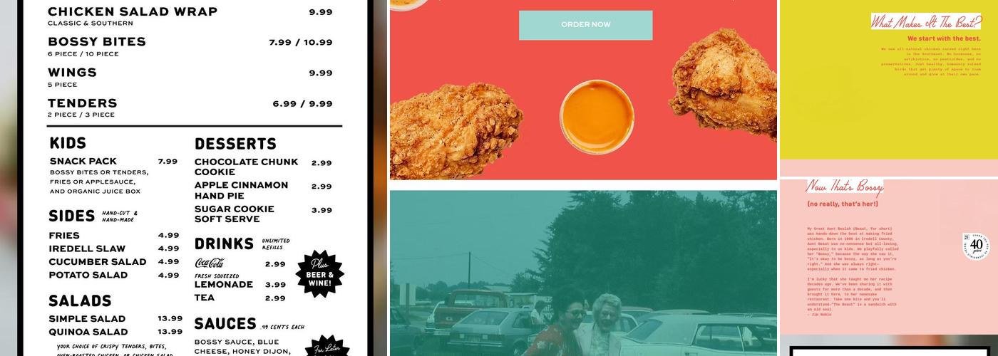 Bossy Beulah's Winston-Salem Menu