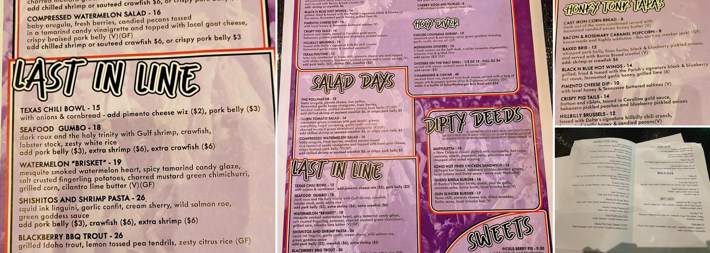 The Delta Menu