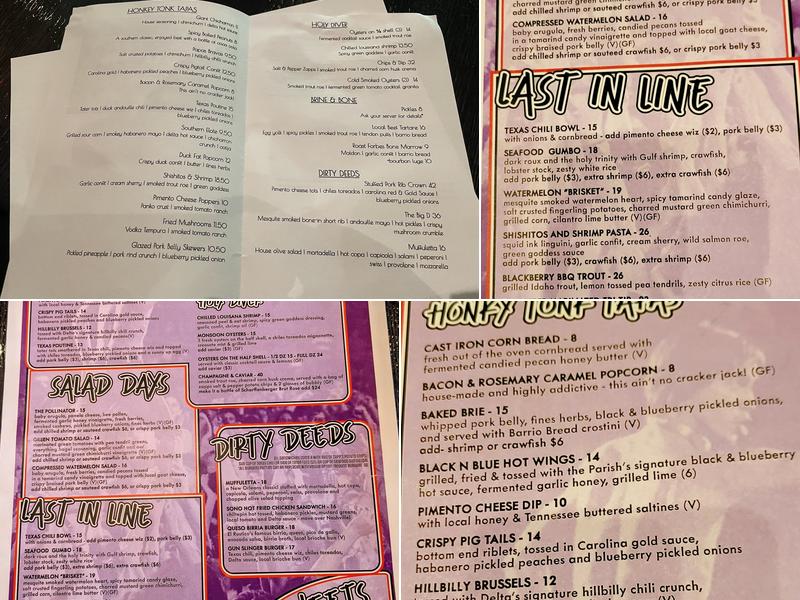 The Delta Menu