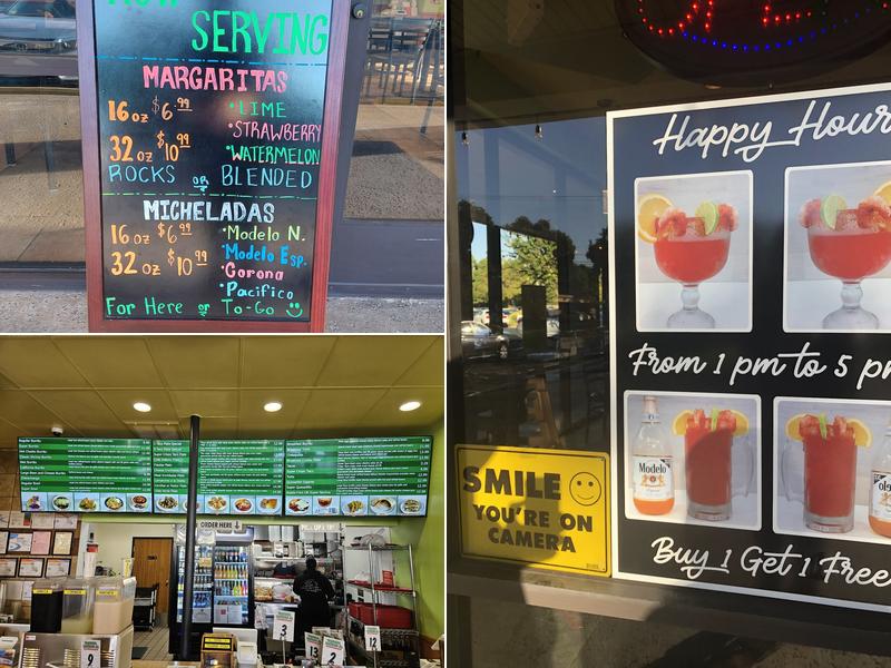 Taqueria Roberto Jr Menu