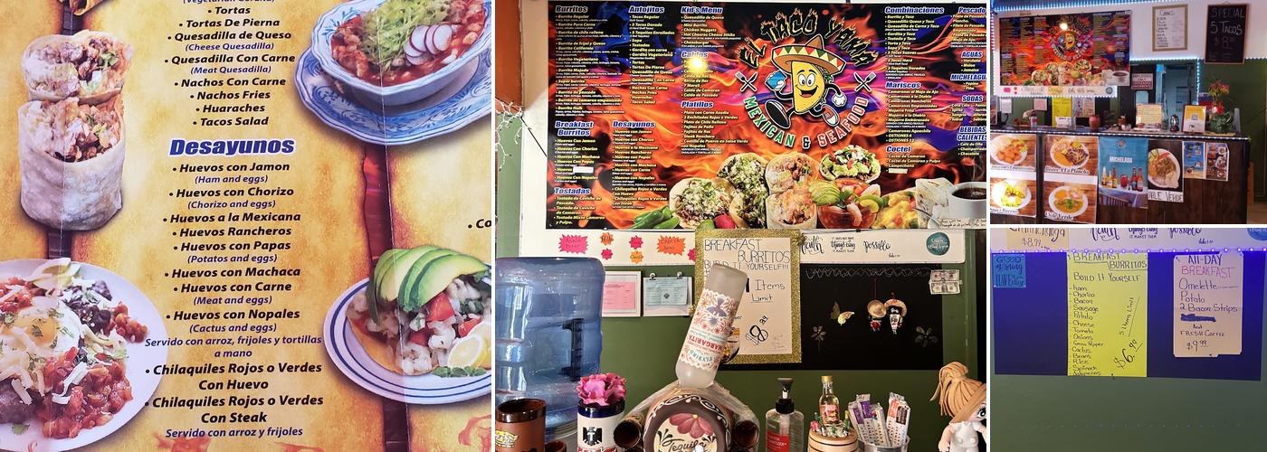 El Taco Yama Menu
