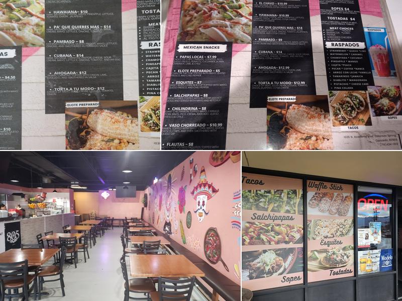 Sofia's Antojitos Menu