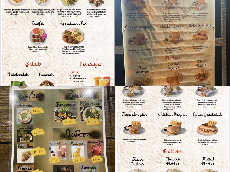 El Ammar Kitchen Menu