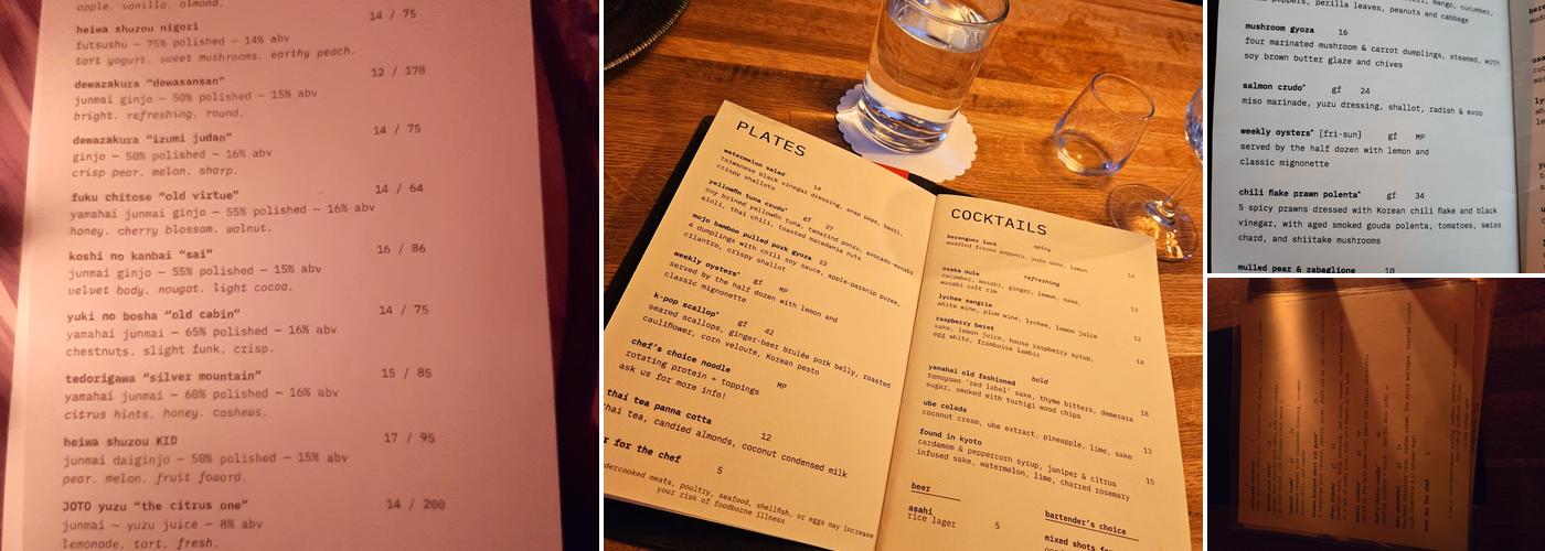 in between days Menu
