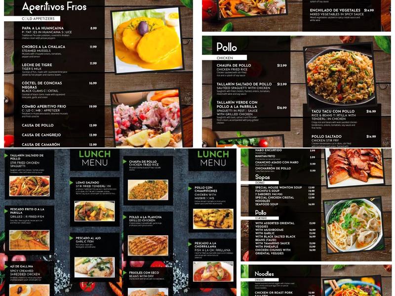 C´viche Bar Menu