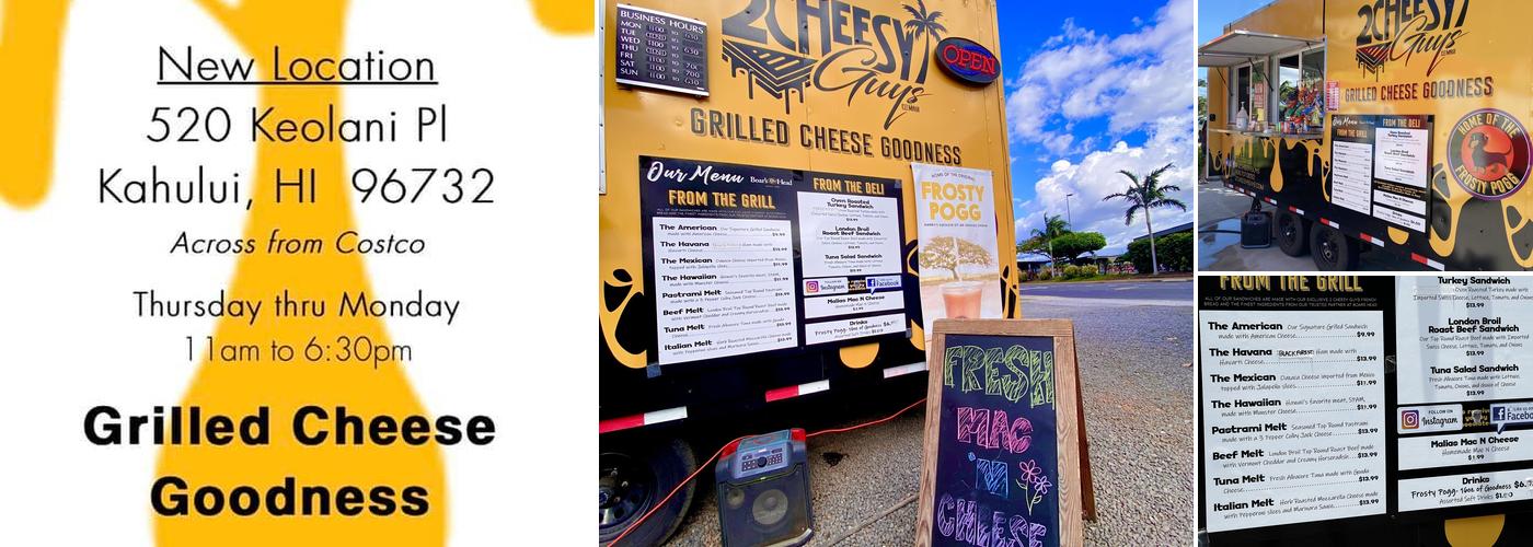 2 Cheesy Guys Menu