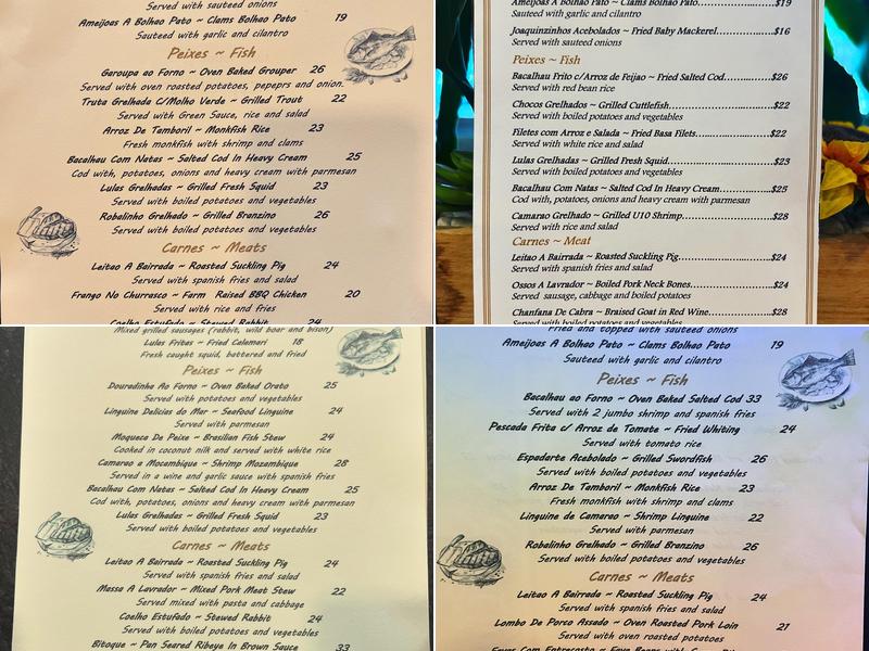 No Pao 100 Reservas Menu