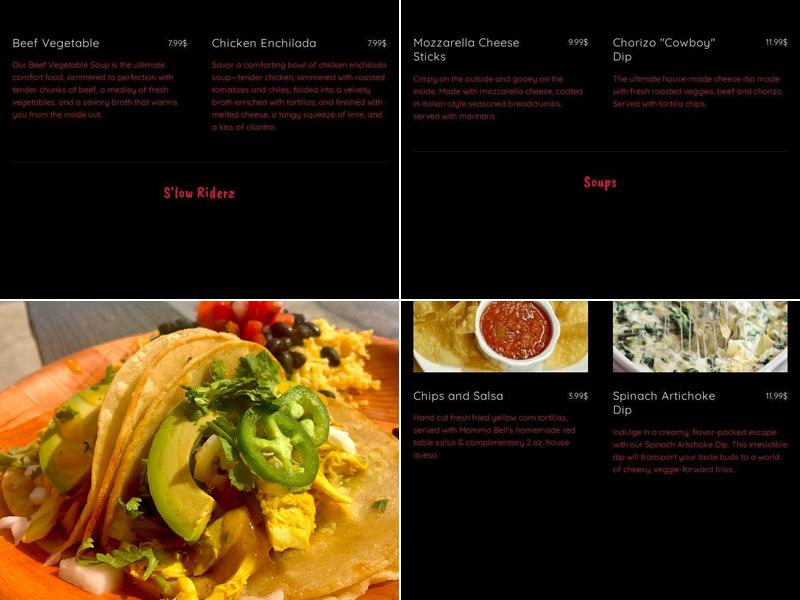 Chunky Salsa Menu