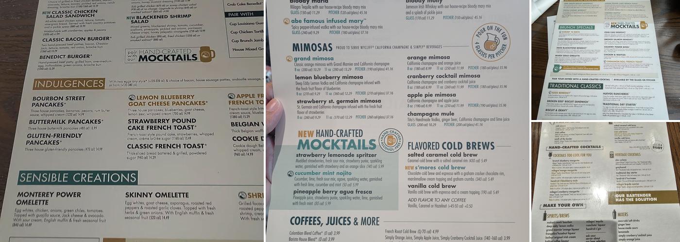 Another Broken Egg Cafe Menu