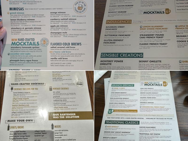 Another Broken Egg Cafe Menu