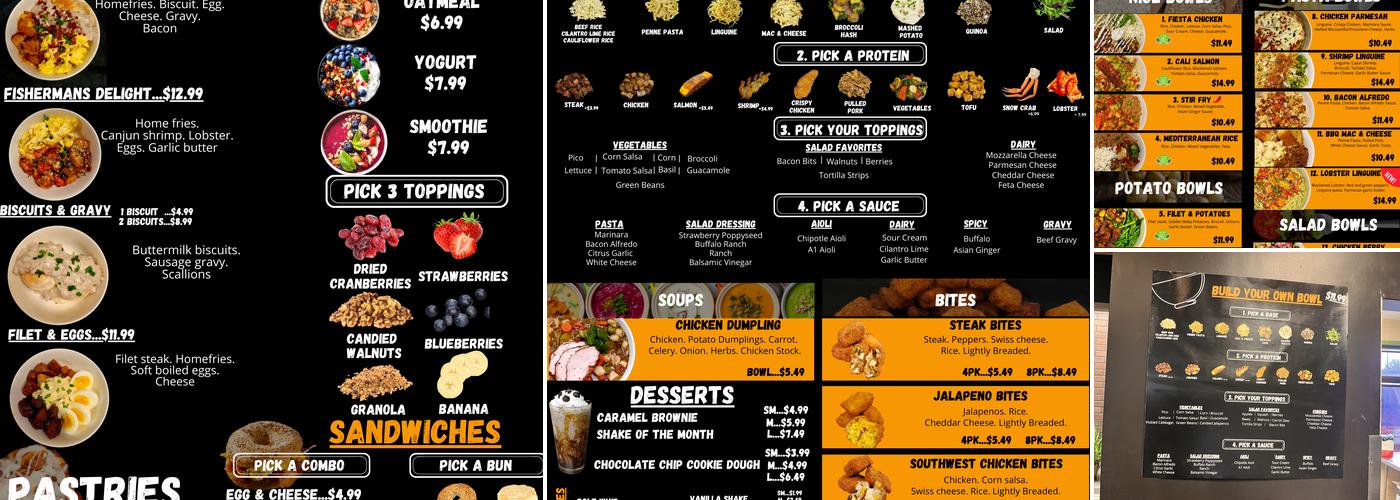 Bowl Thyme Menu