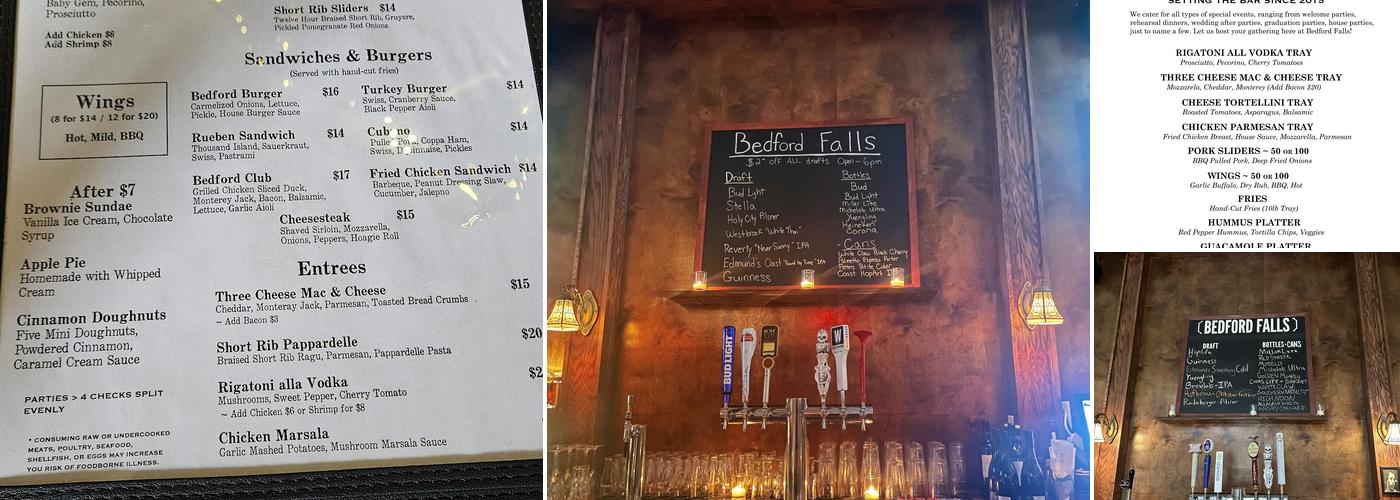 Bedford Falls CHS Menu