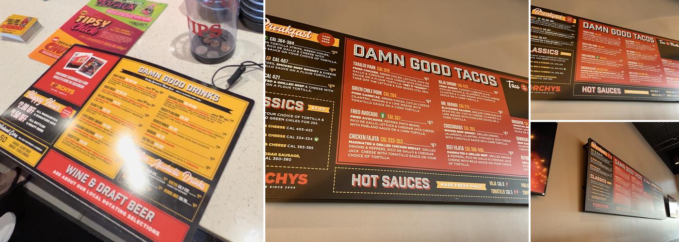 Torchy's Tacos Menu