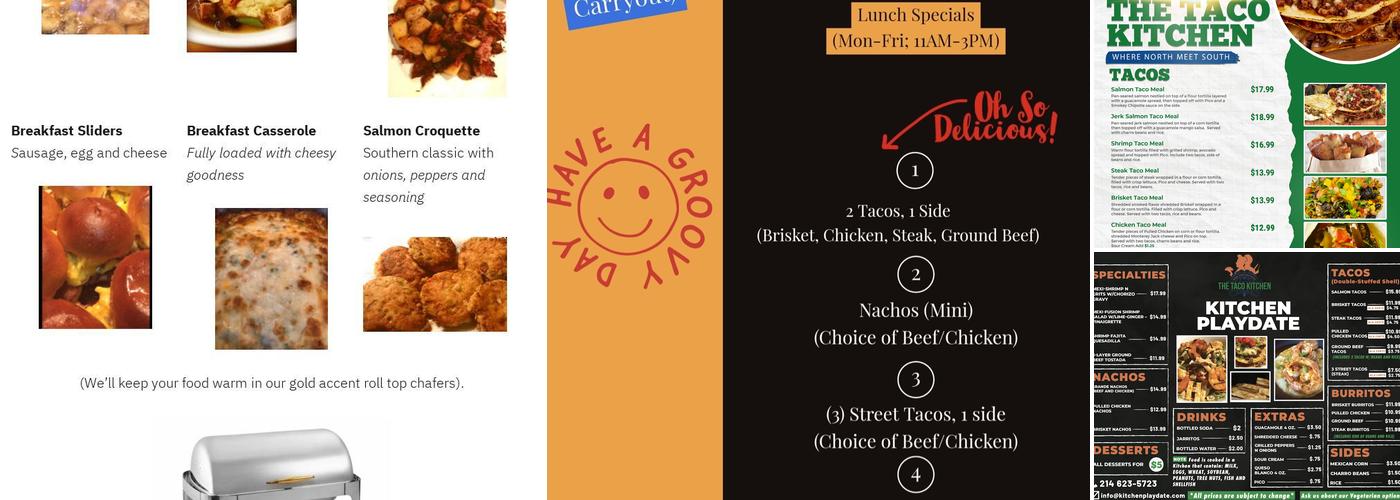 The Taco Kitchen Menu