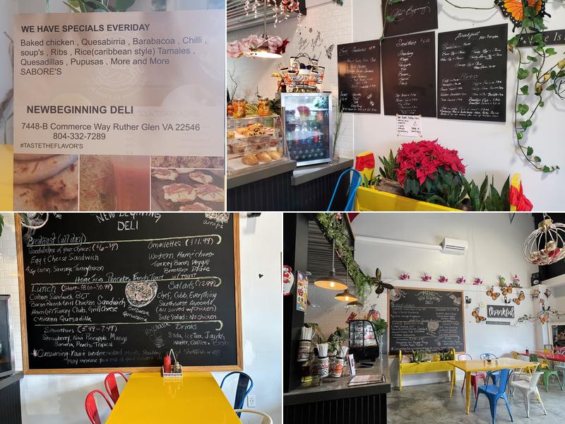 New Beginning Deli Menu