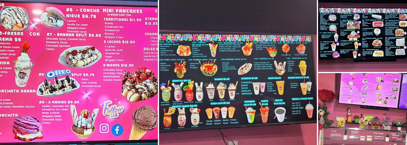Las Fridas Menu