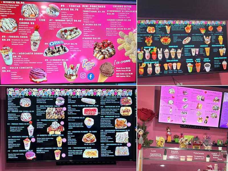 Las Fridas Menu