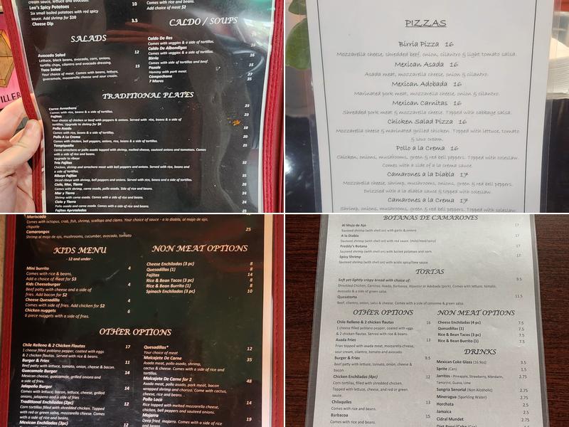 Freddy's Kitchen Menu