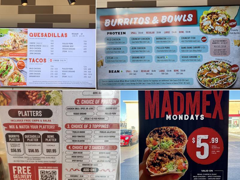barBURRITO Menu