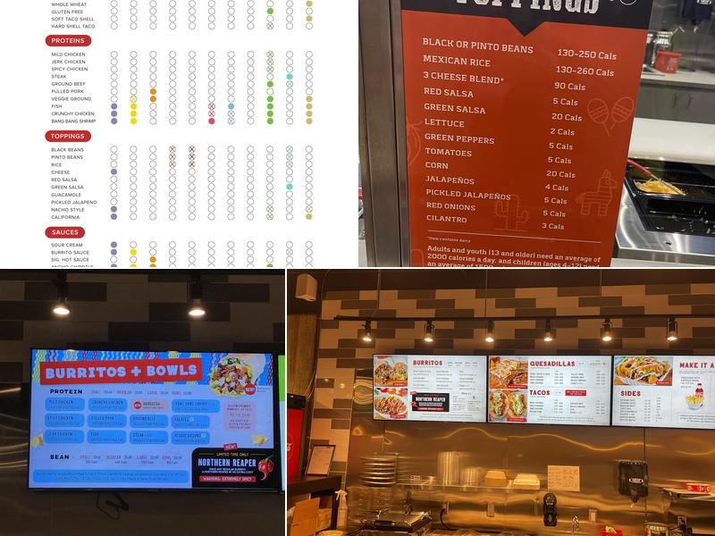 barBURRITO Menu