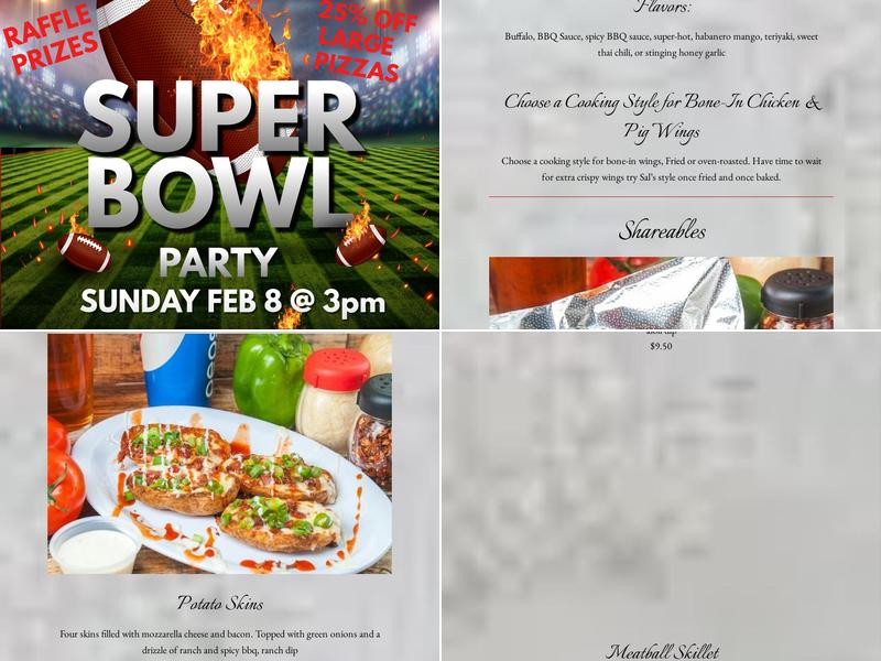 Viscuso's Pizza & Draft House Menu