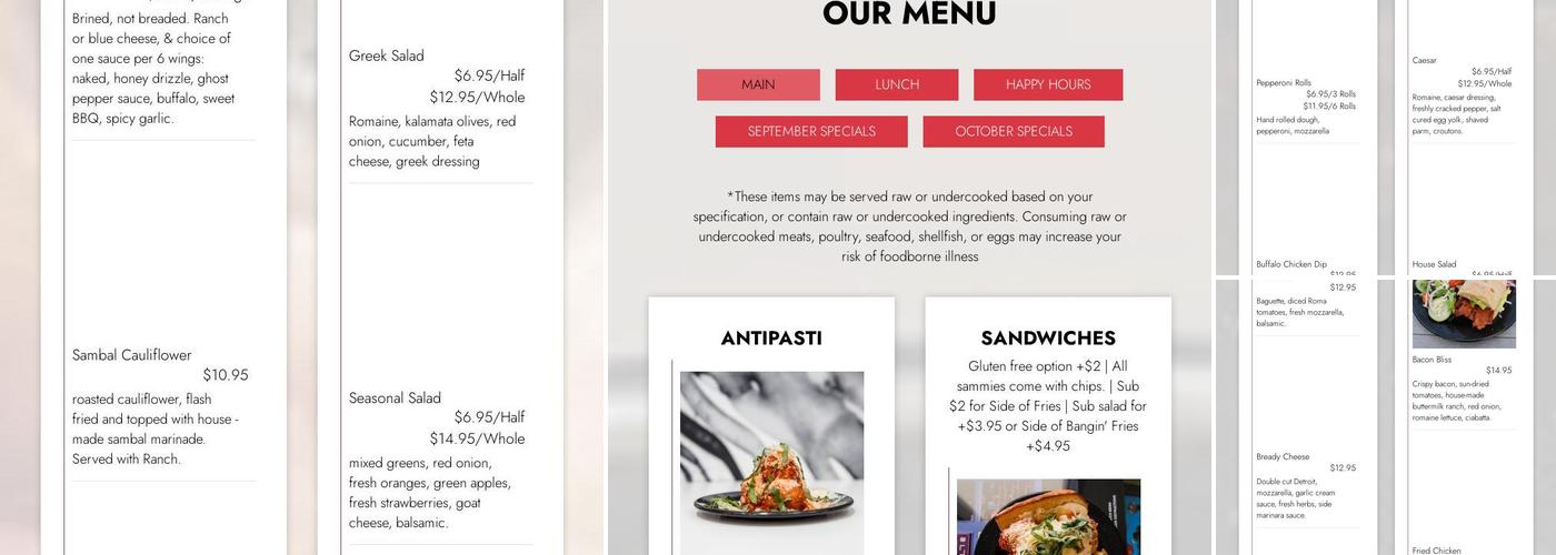 Ghost Box Pizza by Stem Ciders Menu