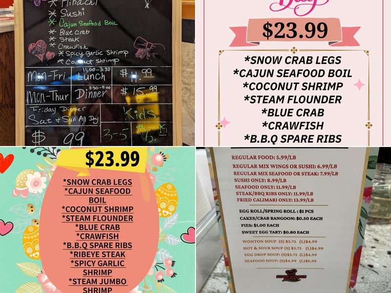 Super Golden Buffet Menu