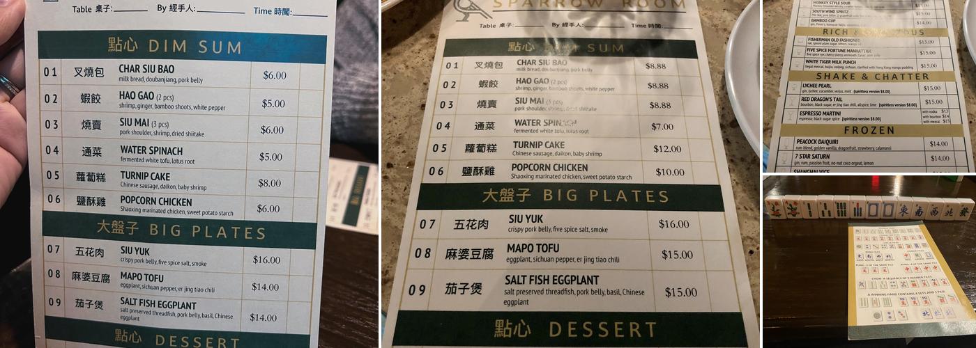 Noonchi Menu