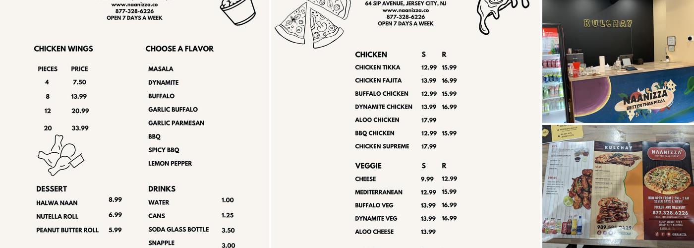 Kulchay Menu