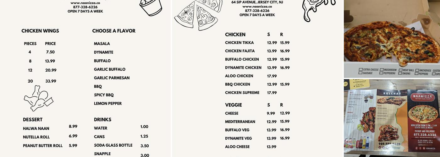Kulchay Menu