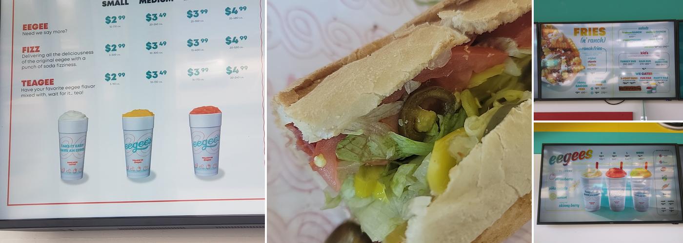 eegee's Menu
