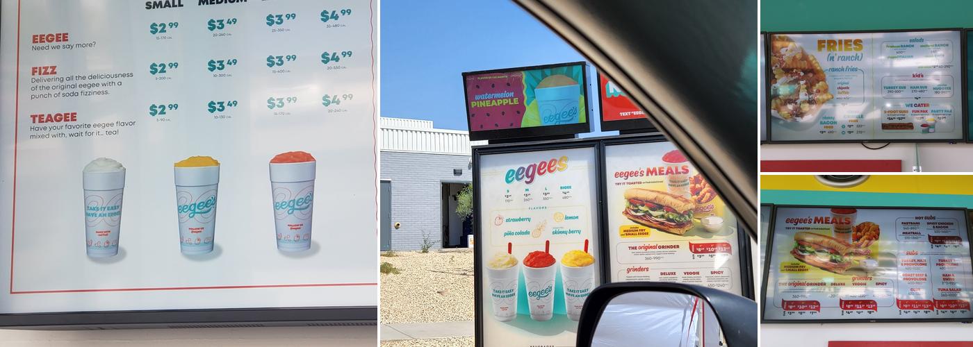 eegee's Menu