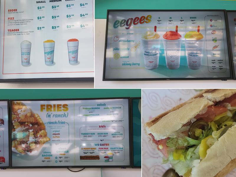 eegee's Menu