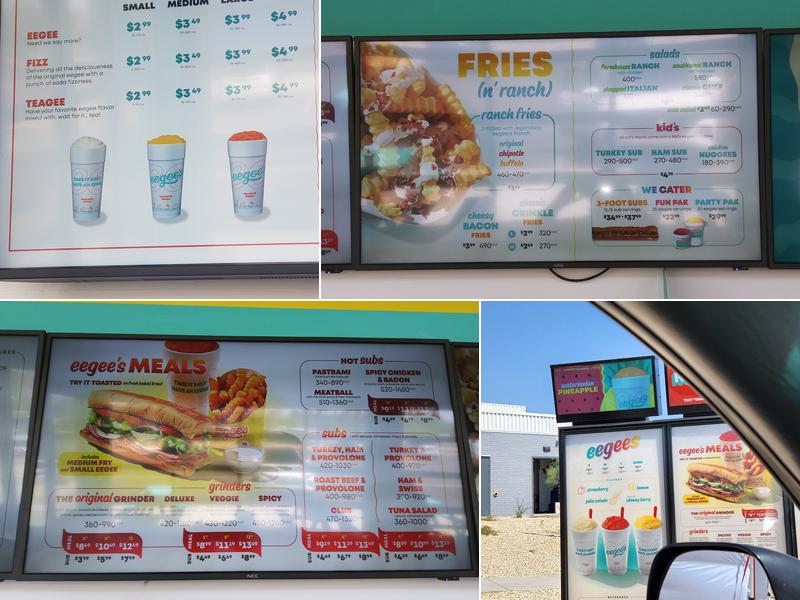 eegee's Menu