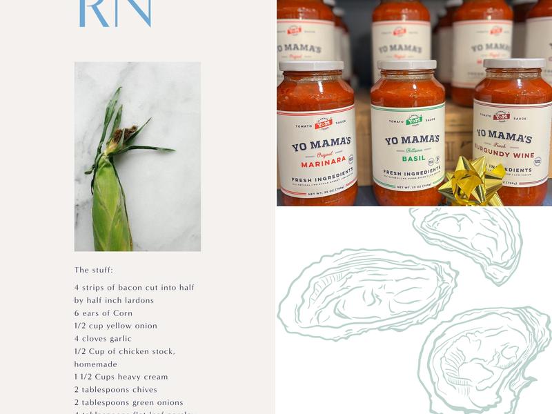 The Tides Market Menu