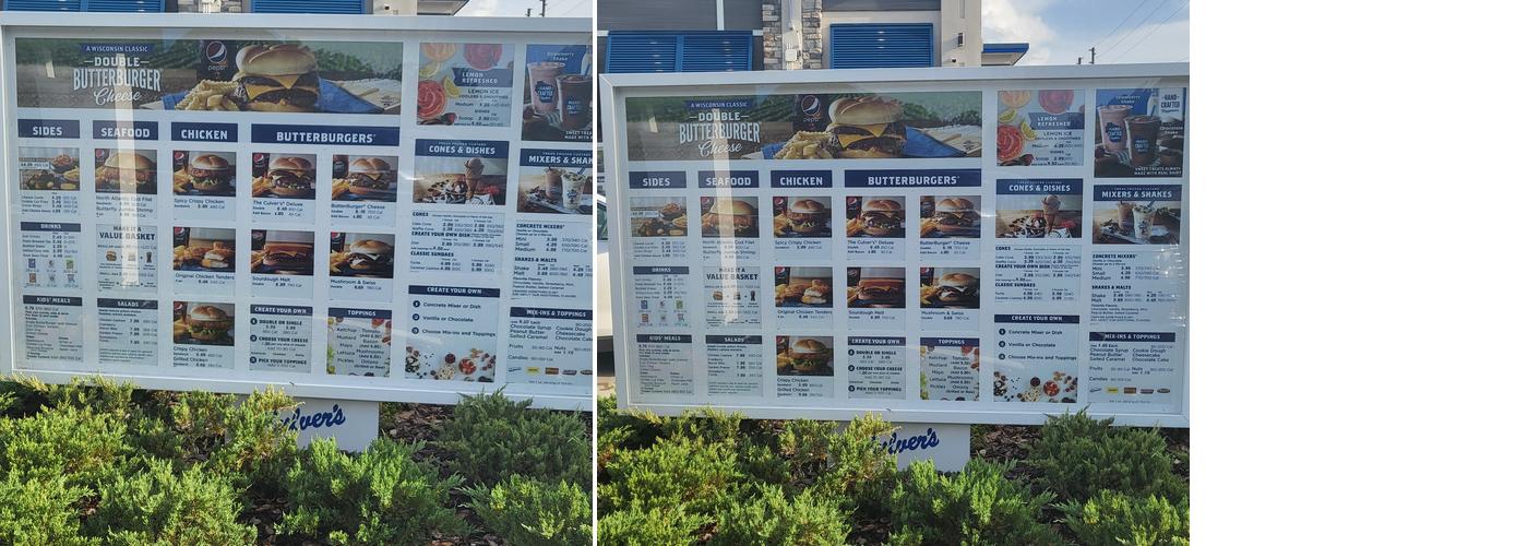 Culver’s Menu