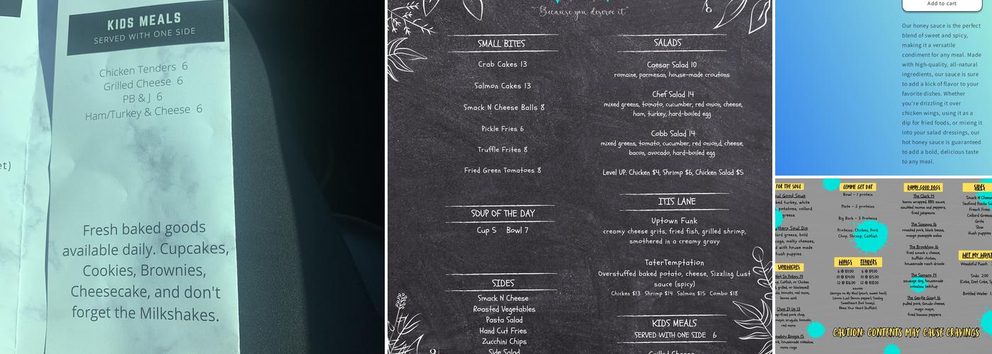 Wandaful Things Menu