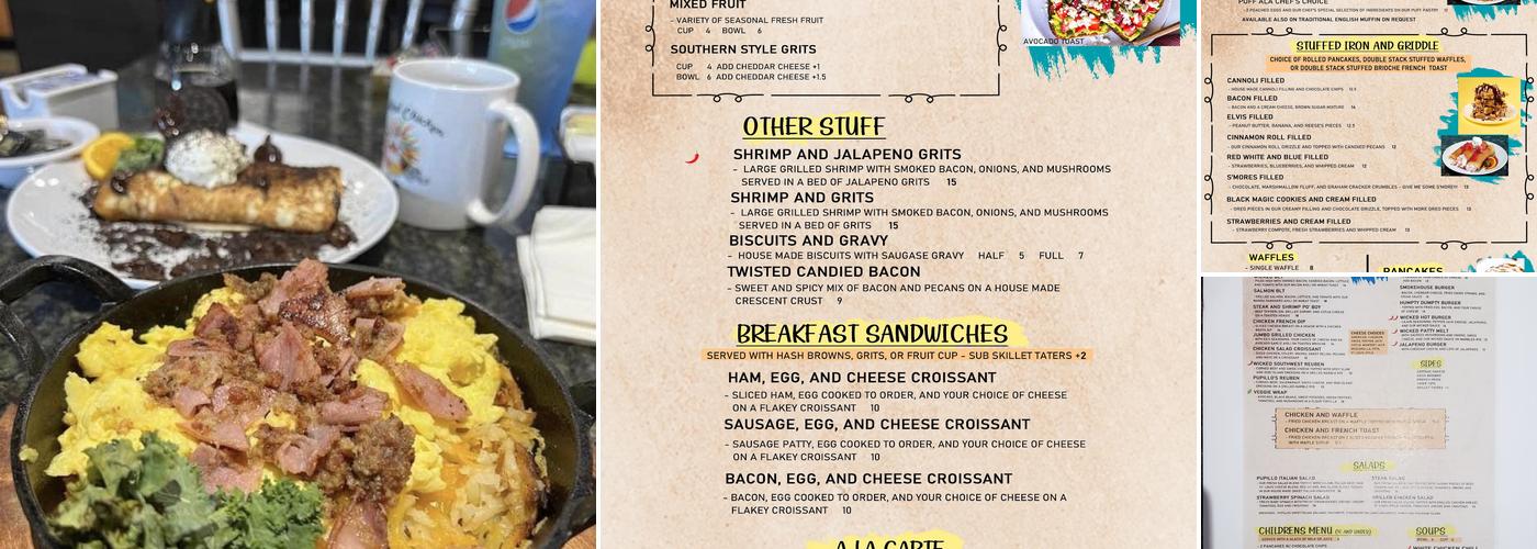 Pupillo's Wicked Chicken Cafe Menu