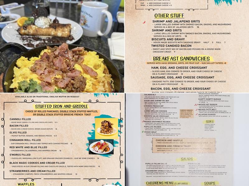 Pupillo's Wicked Chicken Cafe Menu