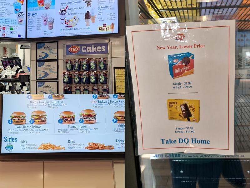 Dairy Queen Menu