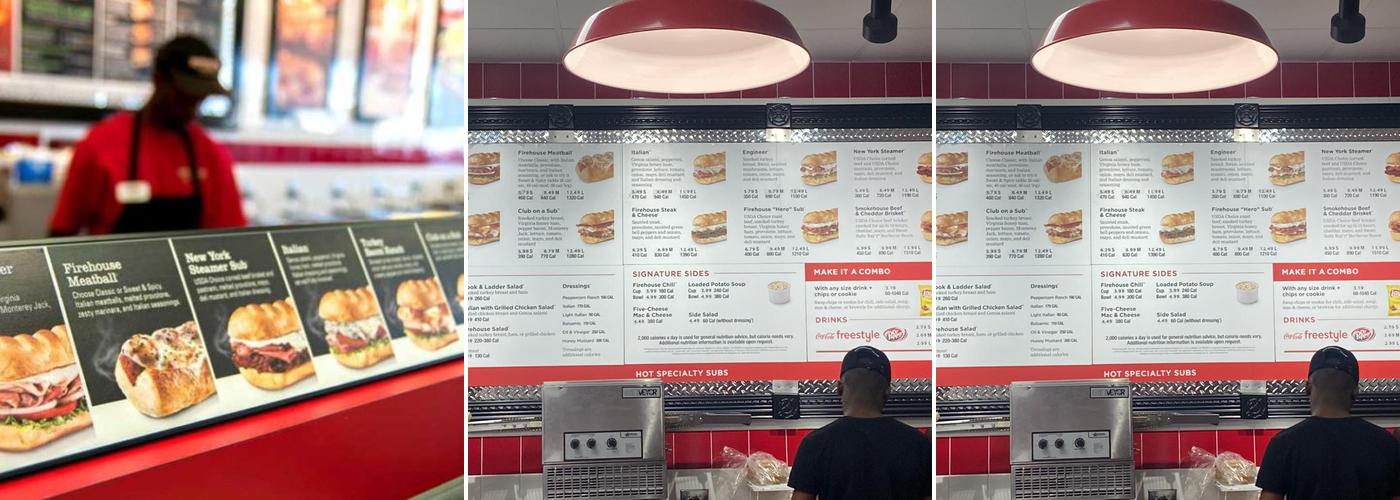 Firehouse Subs Menu
