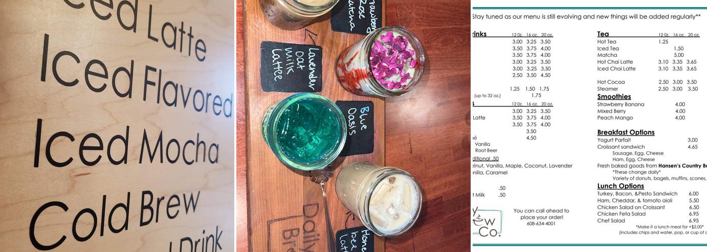 Daily Brew Co. Menu