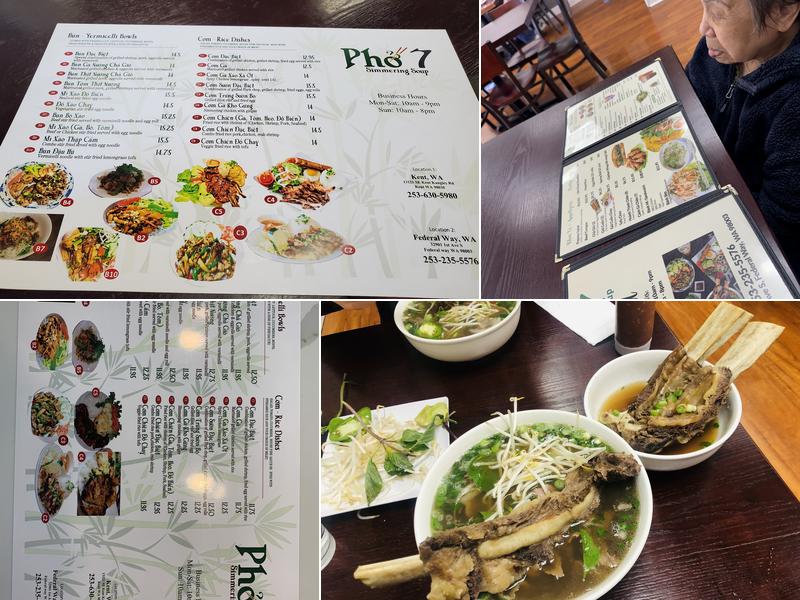 Pho 7 Menu