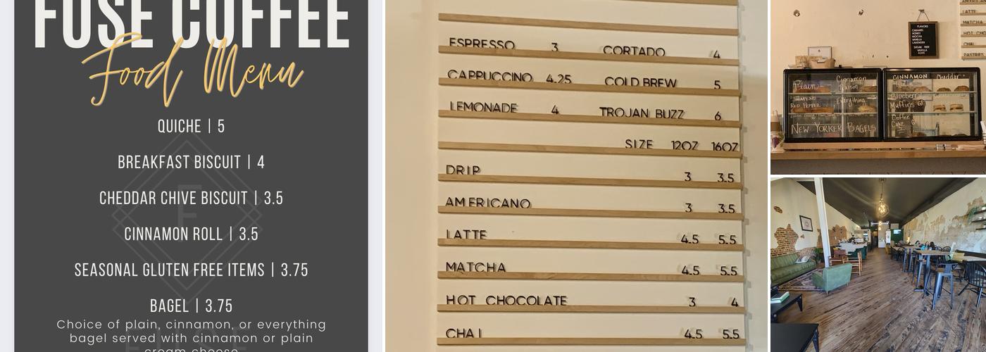 Fuse Coffee Menu