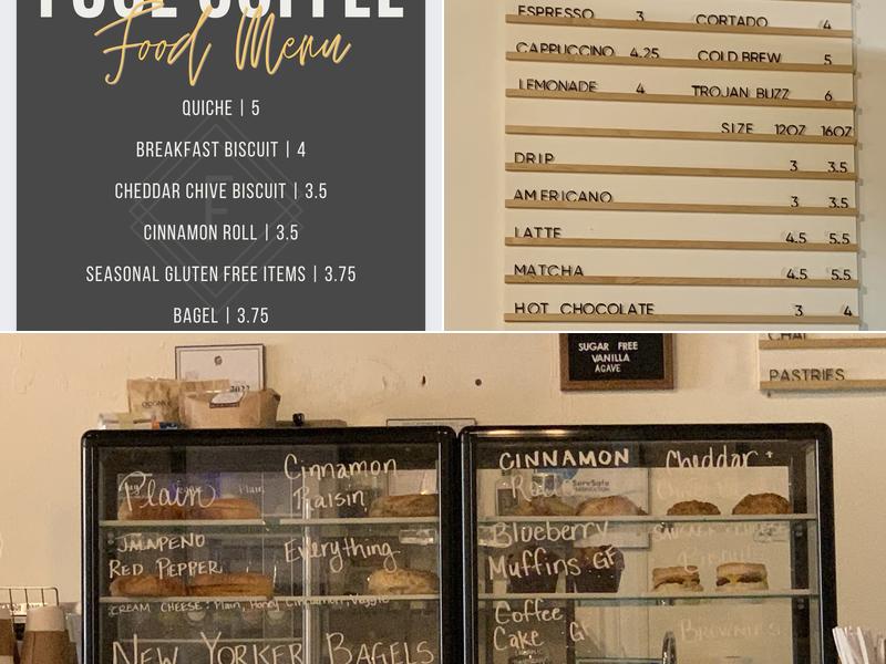 Fuse Coffee Menu