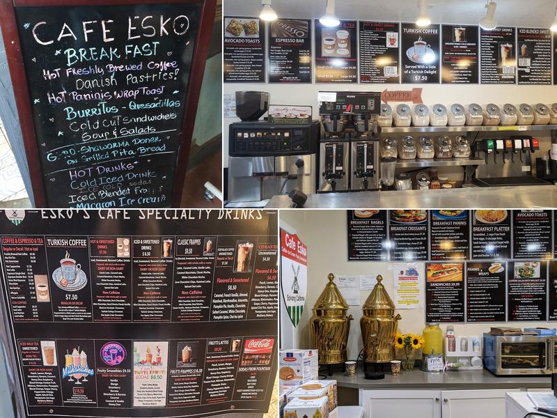 Esko's Solvang Cafe Menu