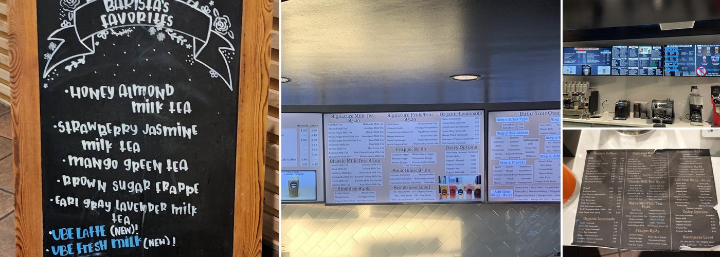 CaliTea Long Beach Menu