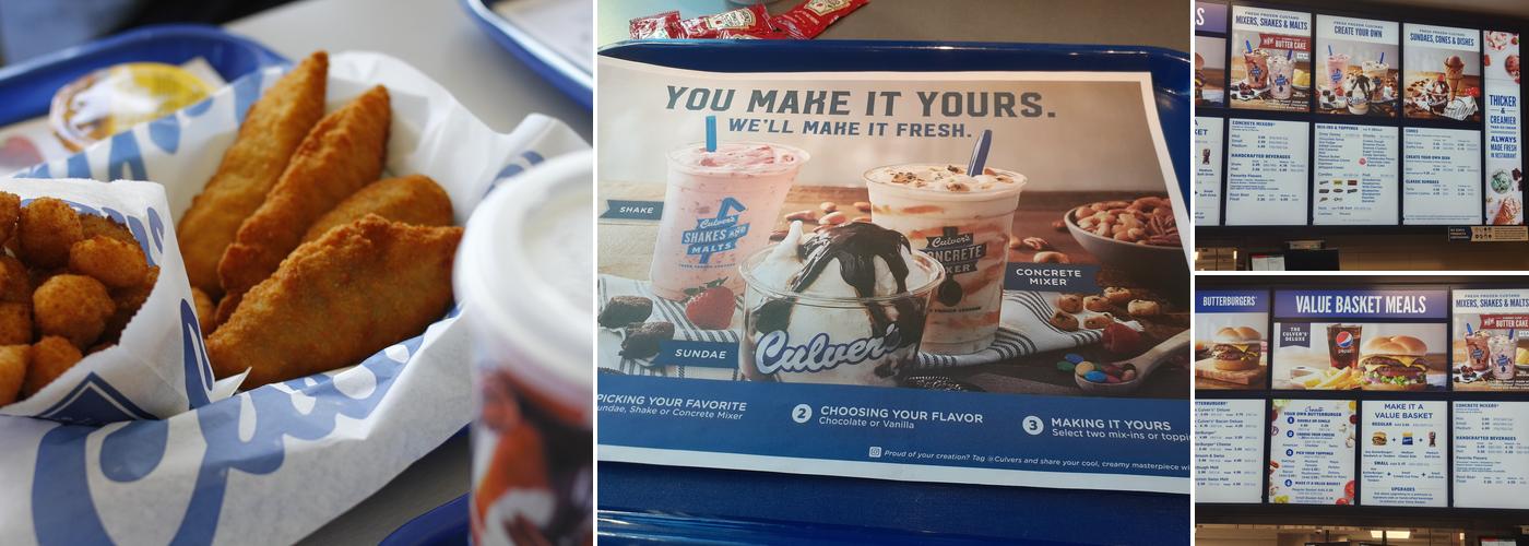 Culver's Menu