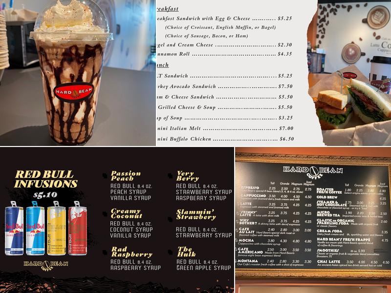 Hard Bean Coffee Menu