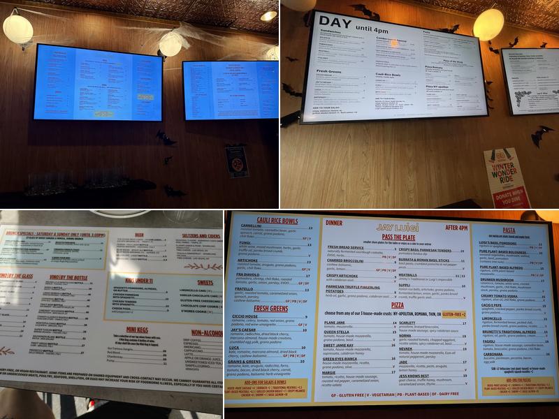 Jay Luigi Menu